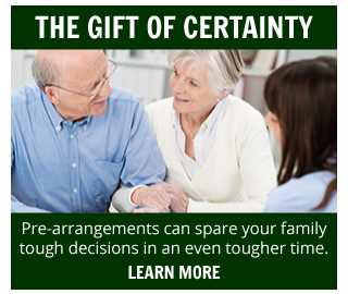 Pre-arrangements The Gift Of Certainty
